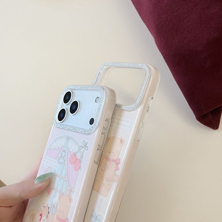 Pastel Teddy Bear Aesthetic Silicone Phone Case