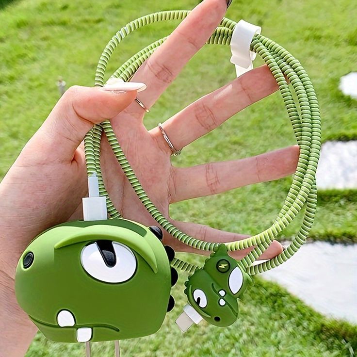 Cute Cartoon Series Fast Charger Protector for iPhone(Cute Dinosaur)