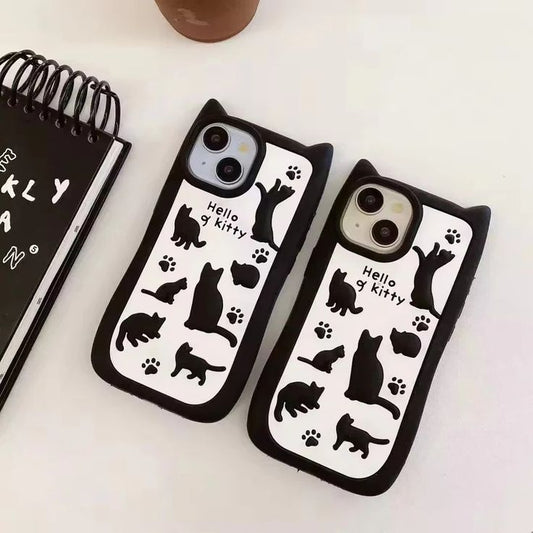 Unique Style Claws Cat Silicone Phone Case For iPhone