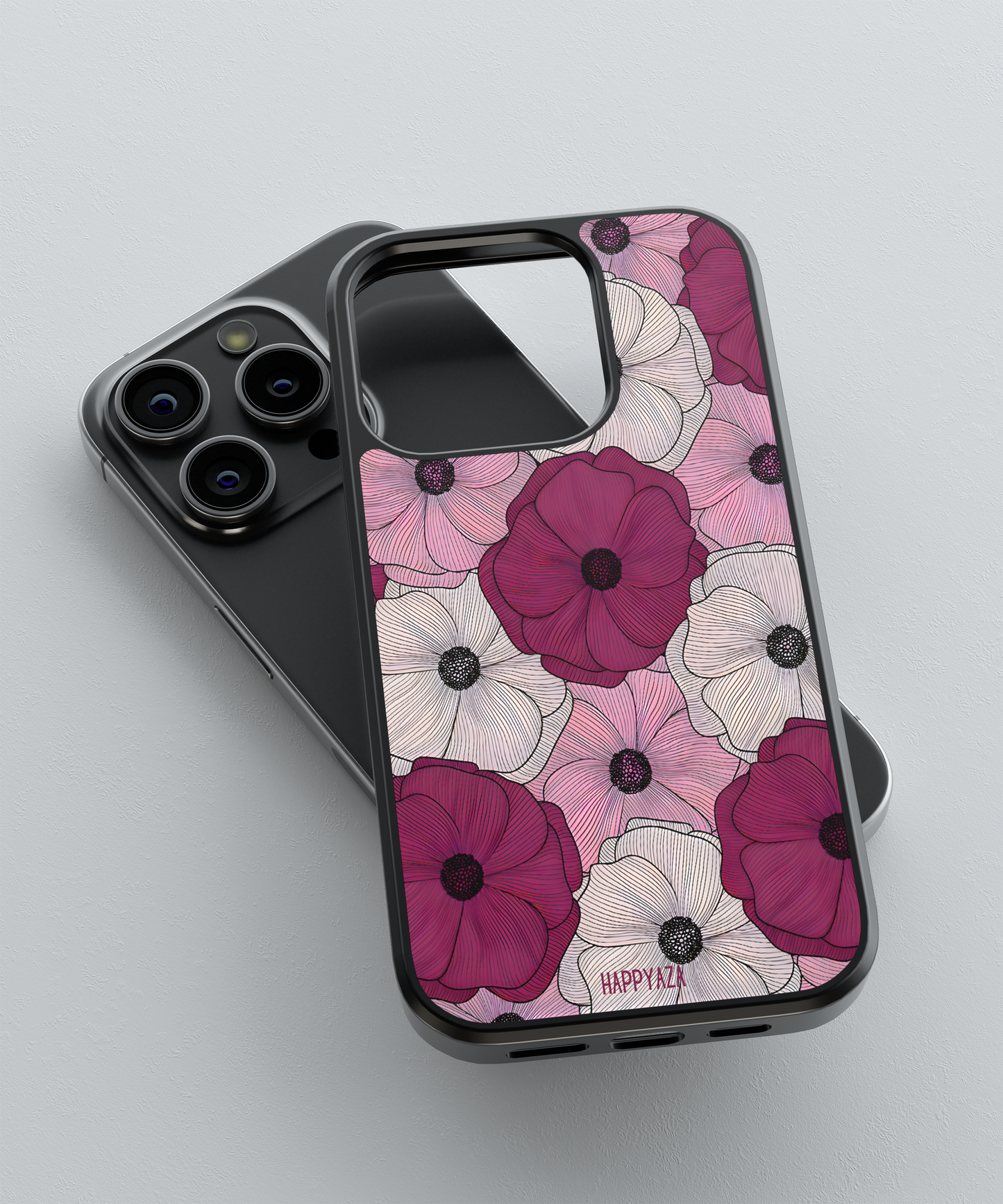 Vintage Floral Waves Designer Phone Case