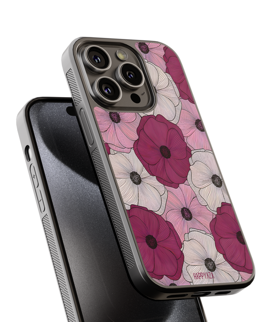 Vintage Floral Waves Designer Phone Case