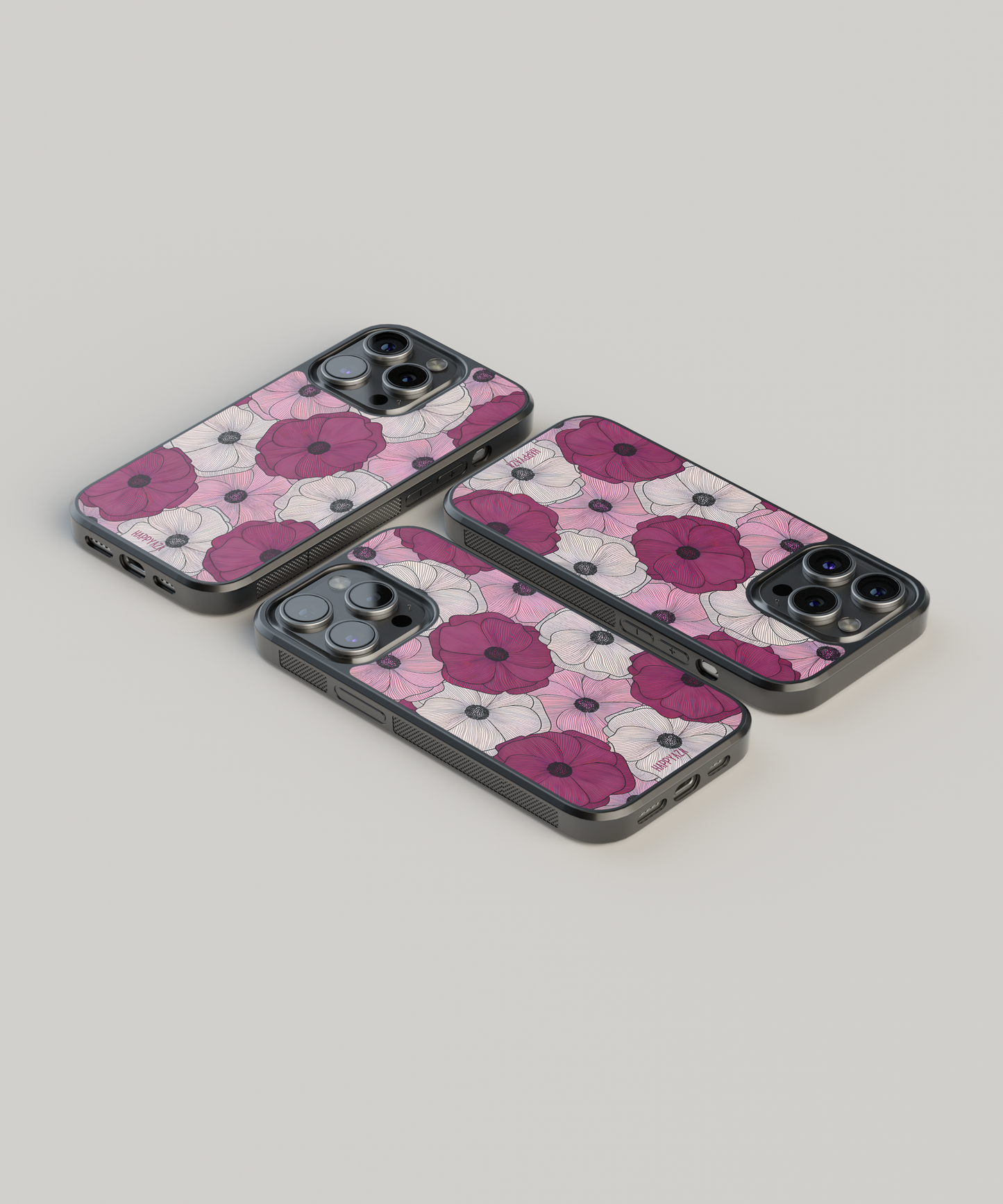 Vintage Floral Waves Designer Phone Case