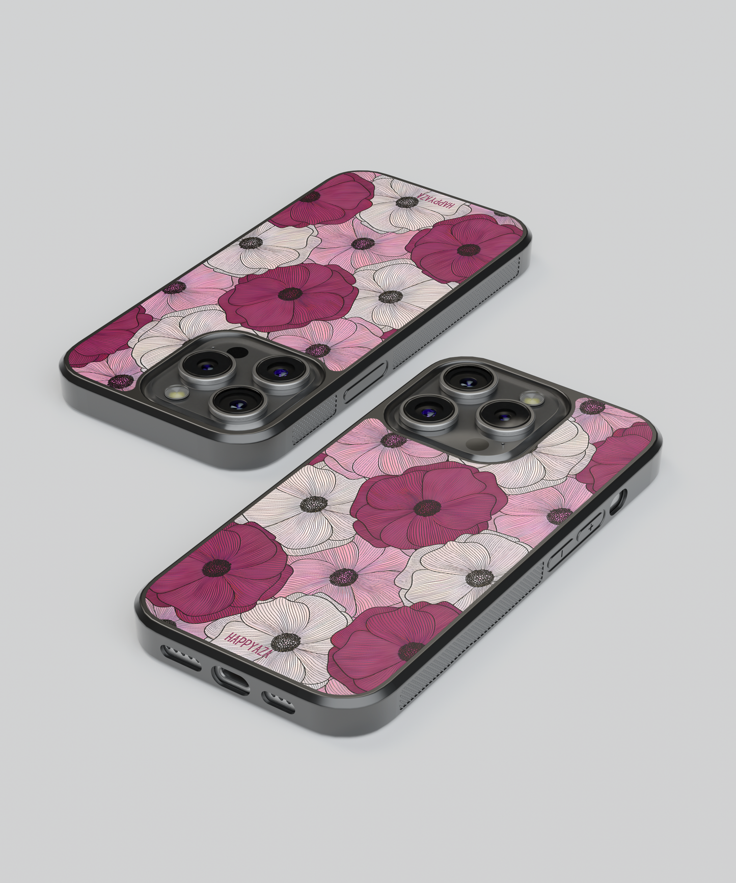 Vintage Floral Waves Designer Phone Case