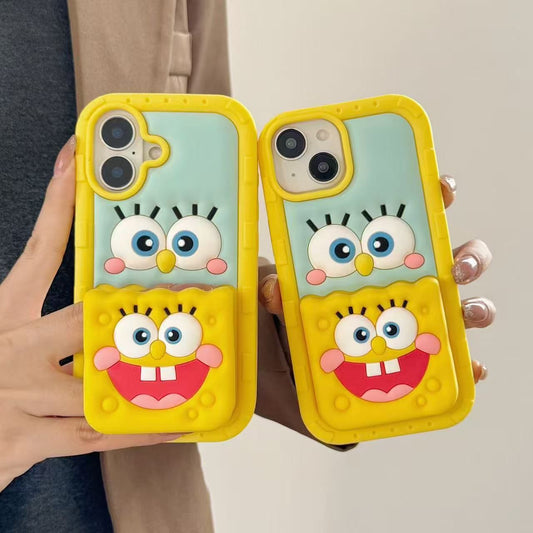 GigglePop Sponge Silicone With Pop Stand Phone Case