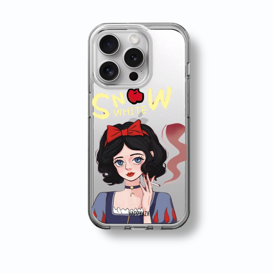 Premium Snow White Soft Silicone Phone Case