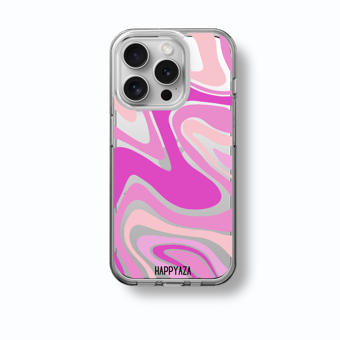 Pink Swirl Soft Silicone Phone Case