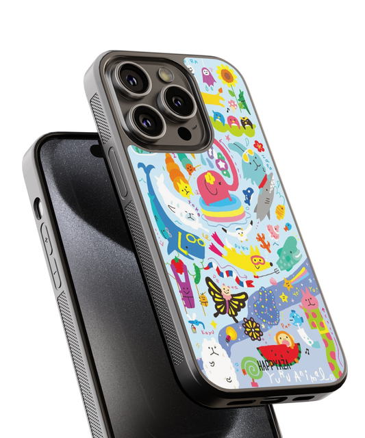 Cute Colorful Animals Designer Phone Case