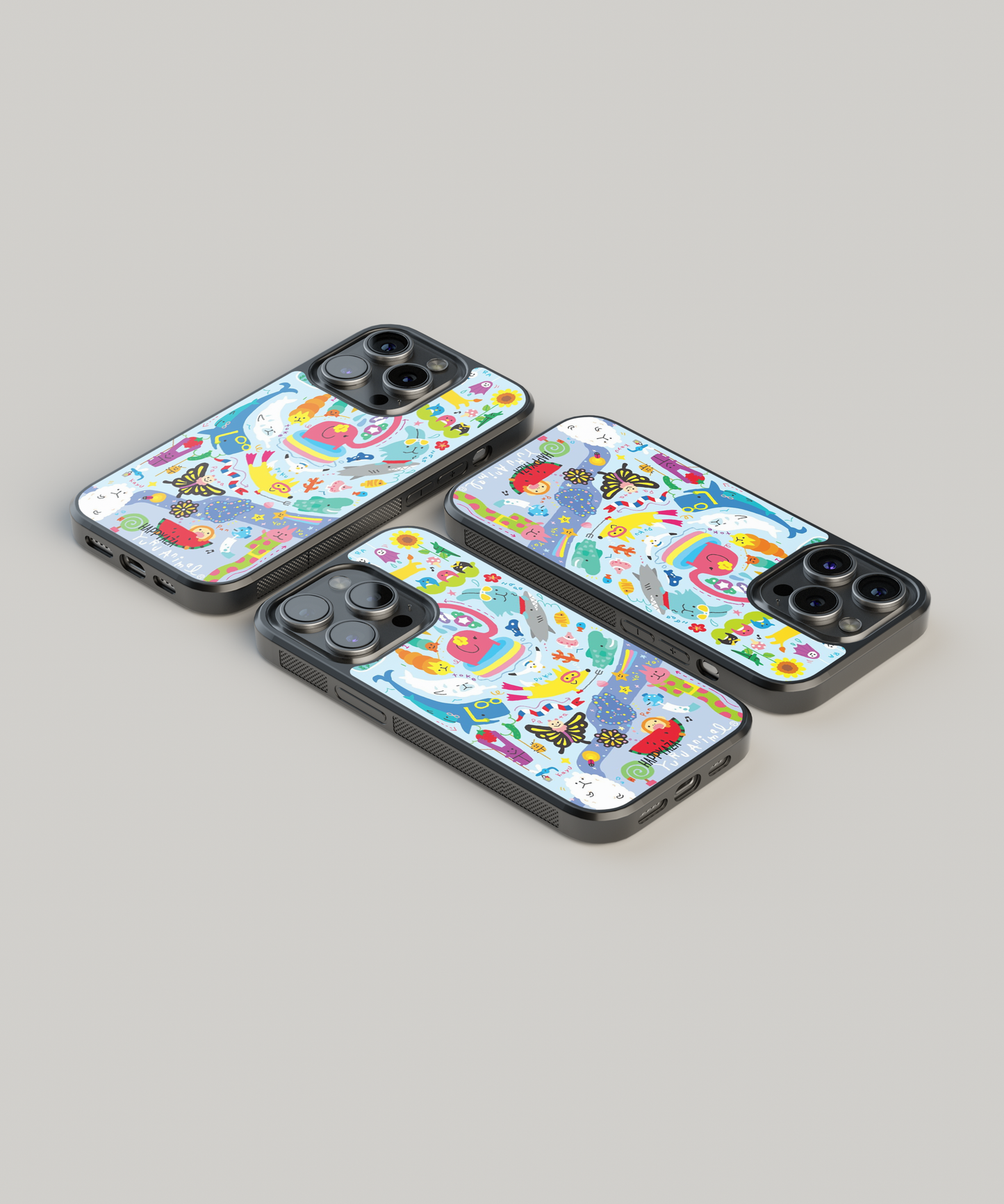Cute Colorful Animals Designer Phone Case