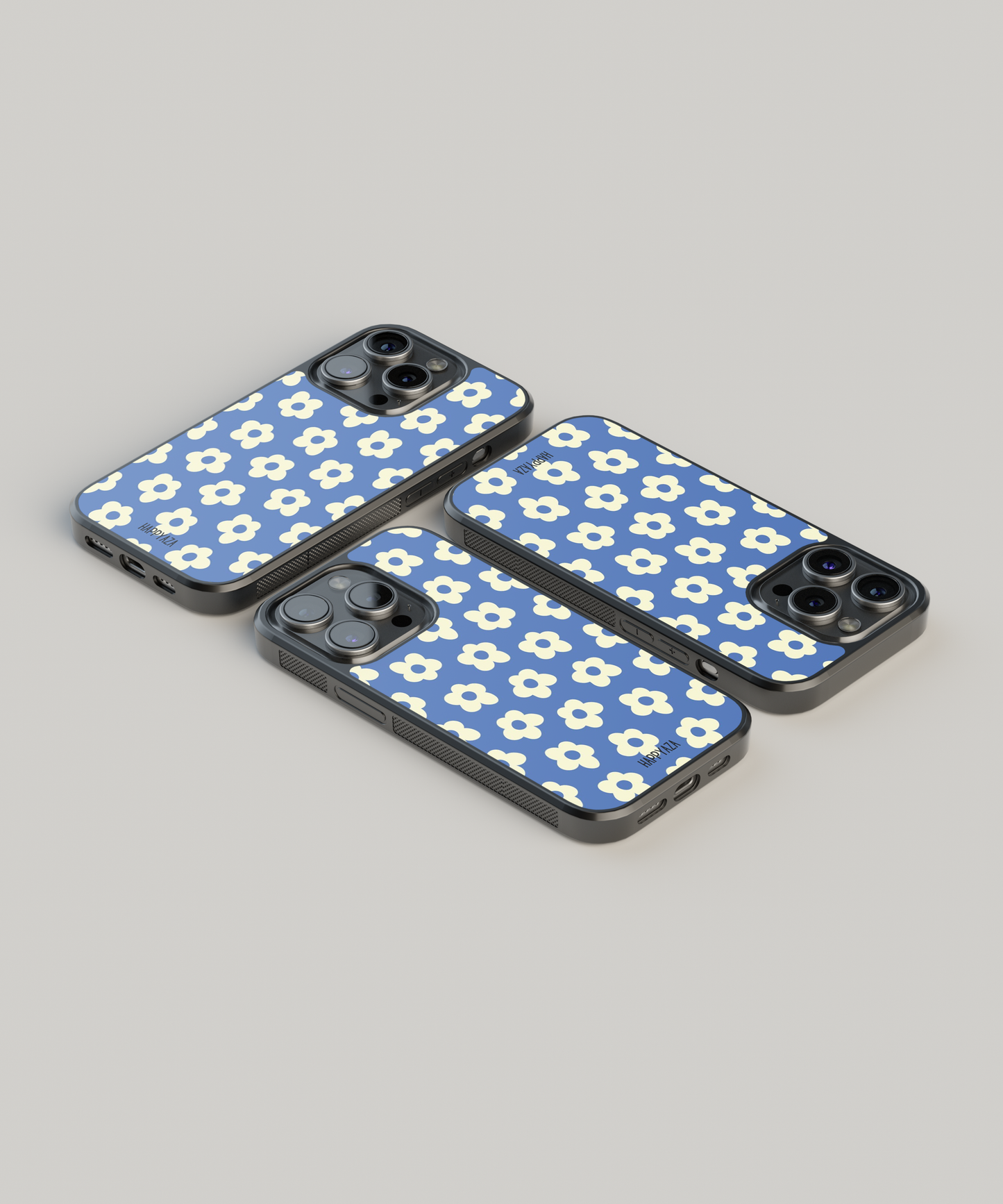 Blue  Blooming Daisy Designer Phone Case
