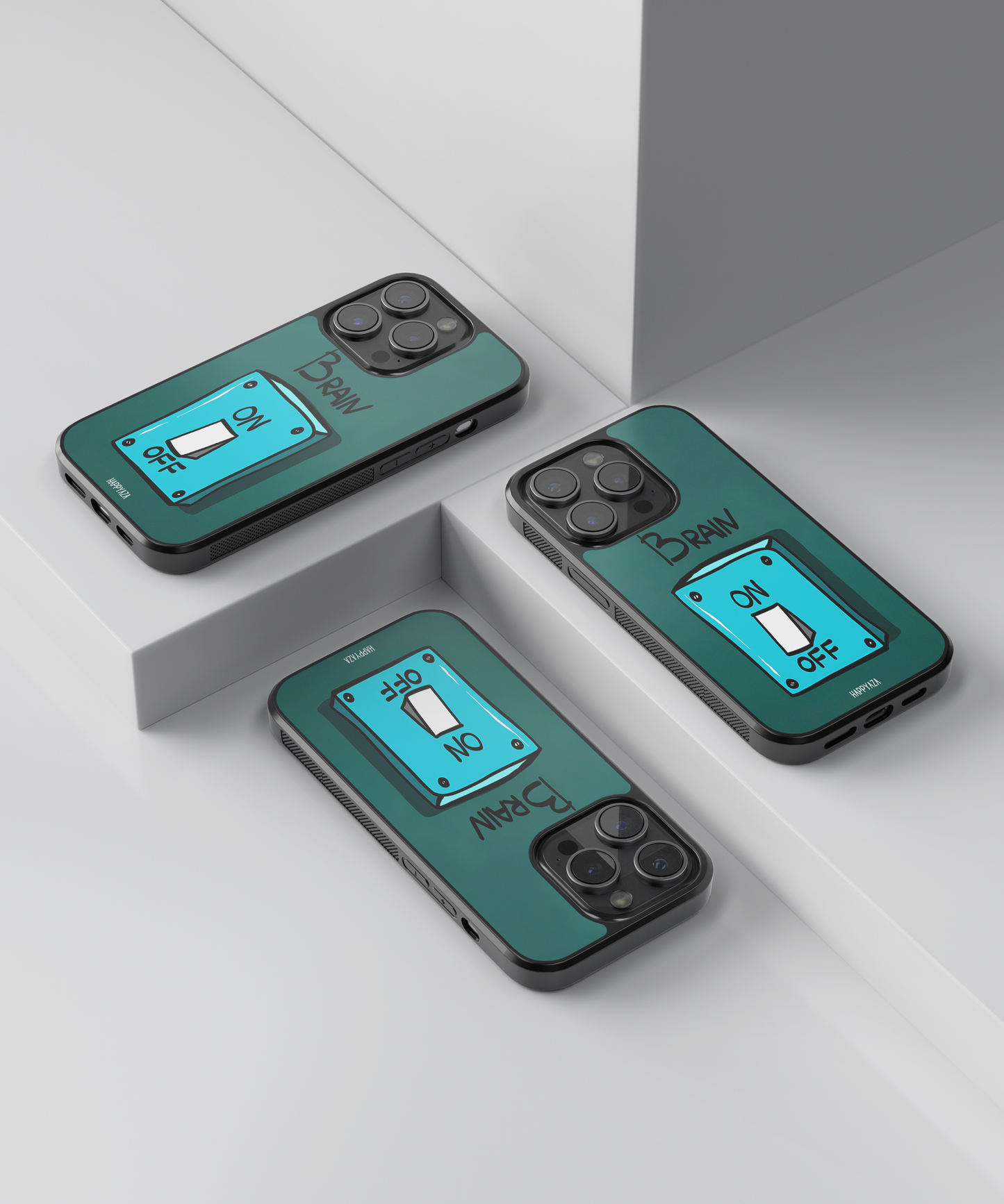 Brain On/Off Designer Phone Case