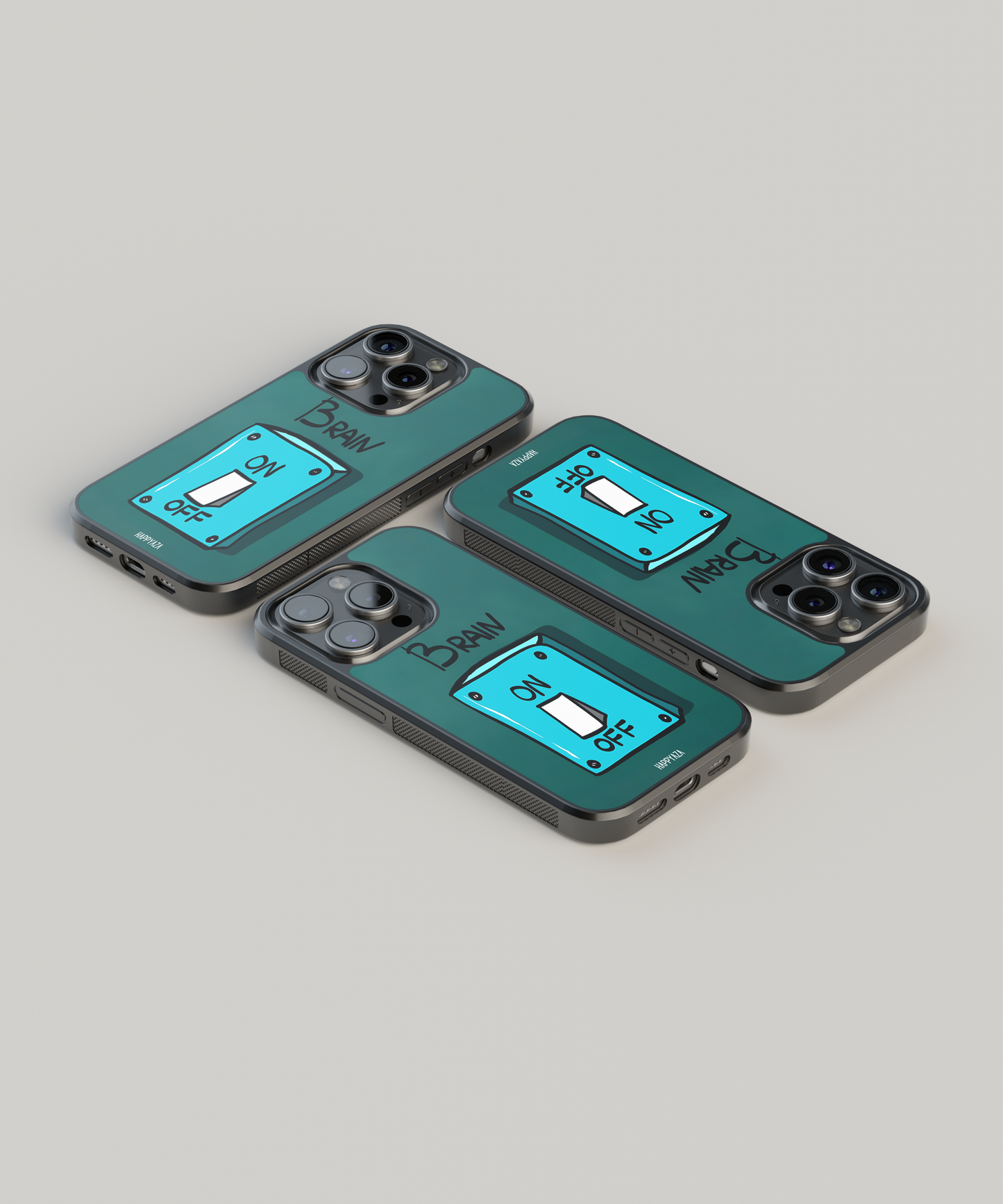 Brain On/Off Designer Phone Case