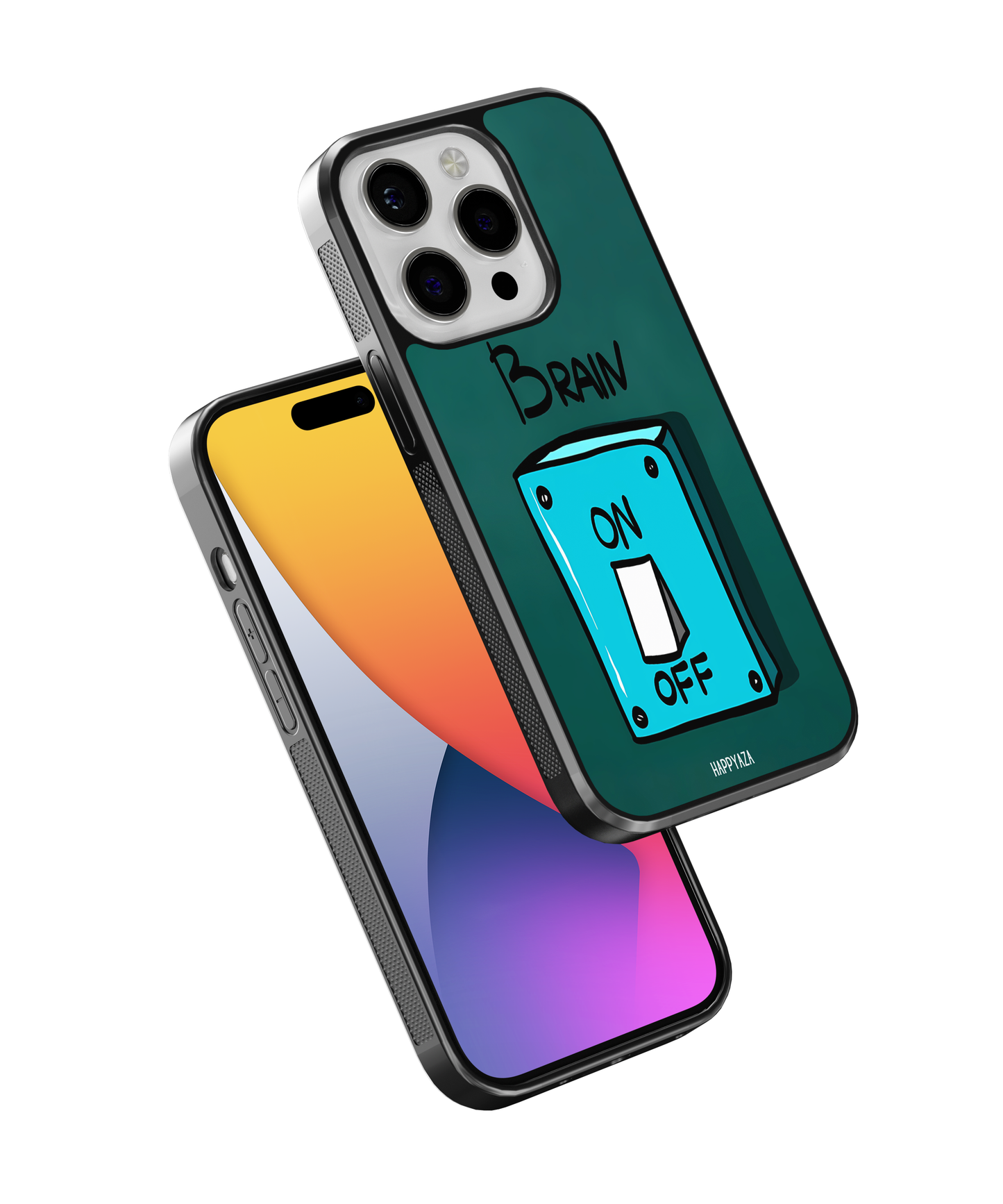 Brain On/Off Designer Phone Case