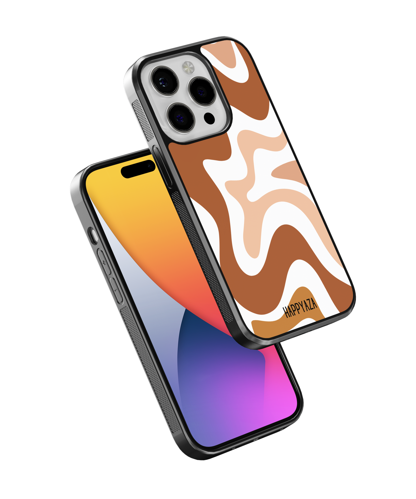 Brown Swirl Designer Phone Case