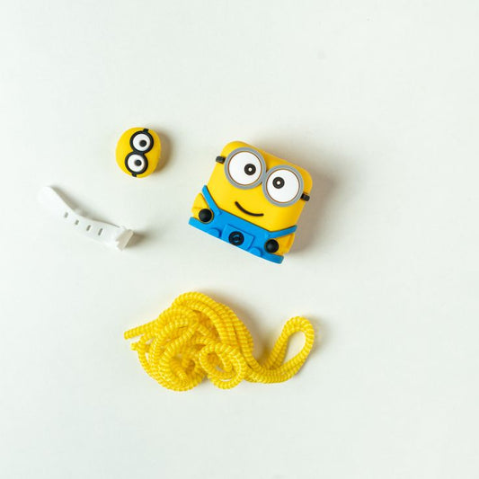Cute Cartoon Series Fast Charger Protector for iPhone (Minion)