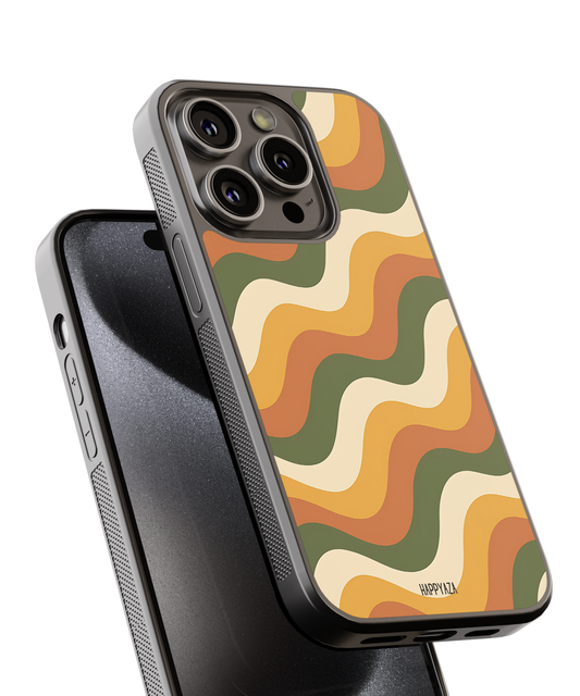colorful wavy pattern Designer Phone Case