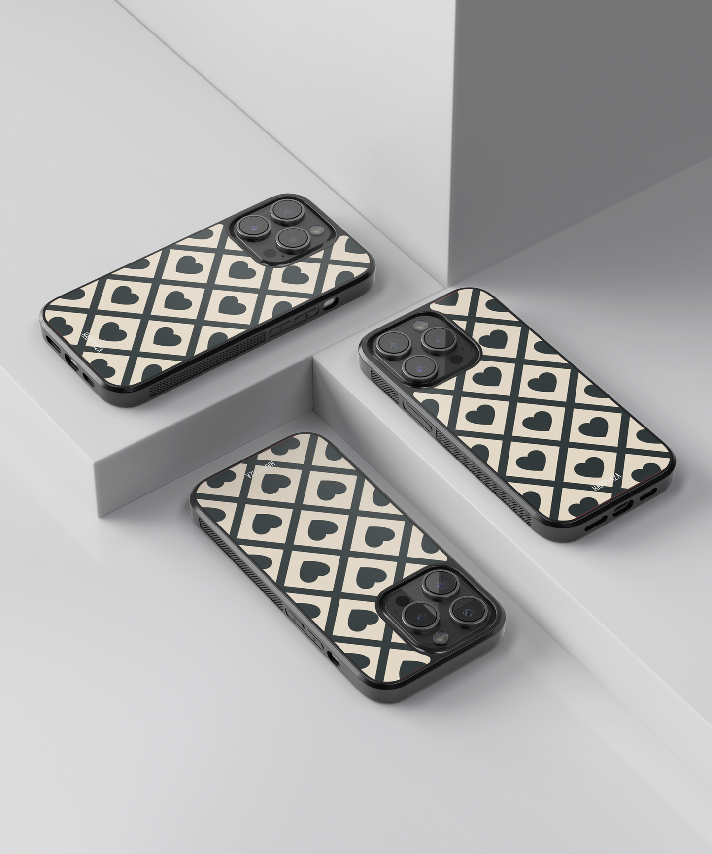Diamond Hearts Designer Phone  Case