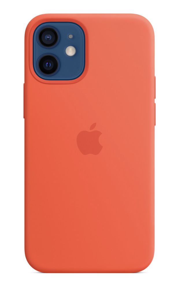 iPhone Original Liquid Silicone Phone Case (Dark Orange)