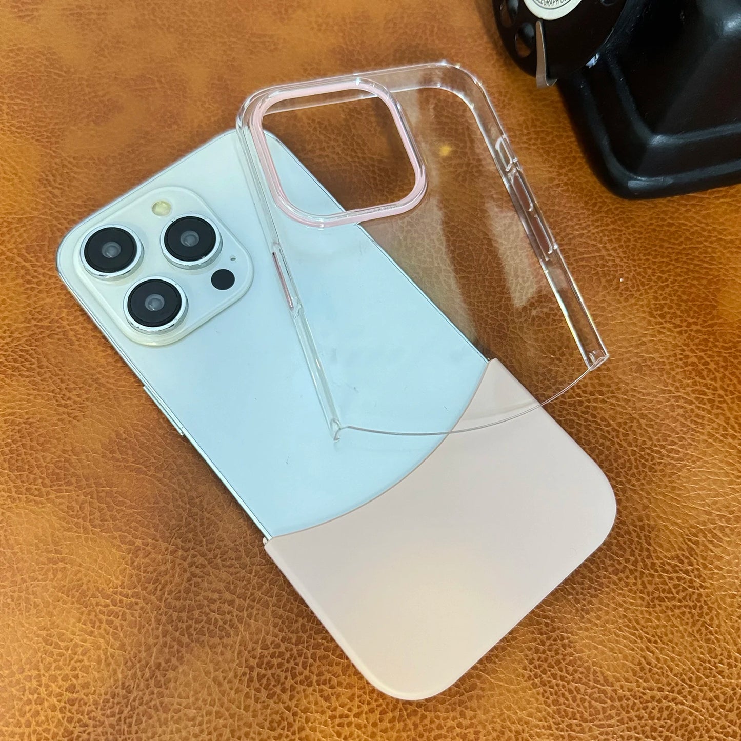 Split Transparent Premium iPhone Case