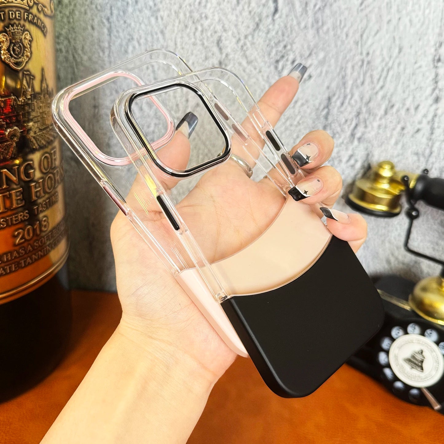 Split Transparent Premium iPhone Case