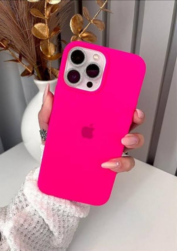 iPhone Original Liquid Silicone Phone Case (Hot Pink)