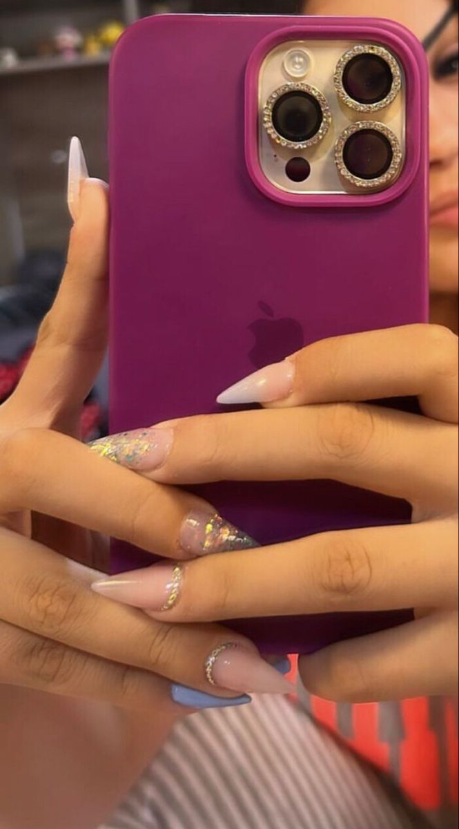 iPhone Original Liquid Silicone Phone Case (Magenta)