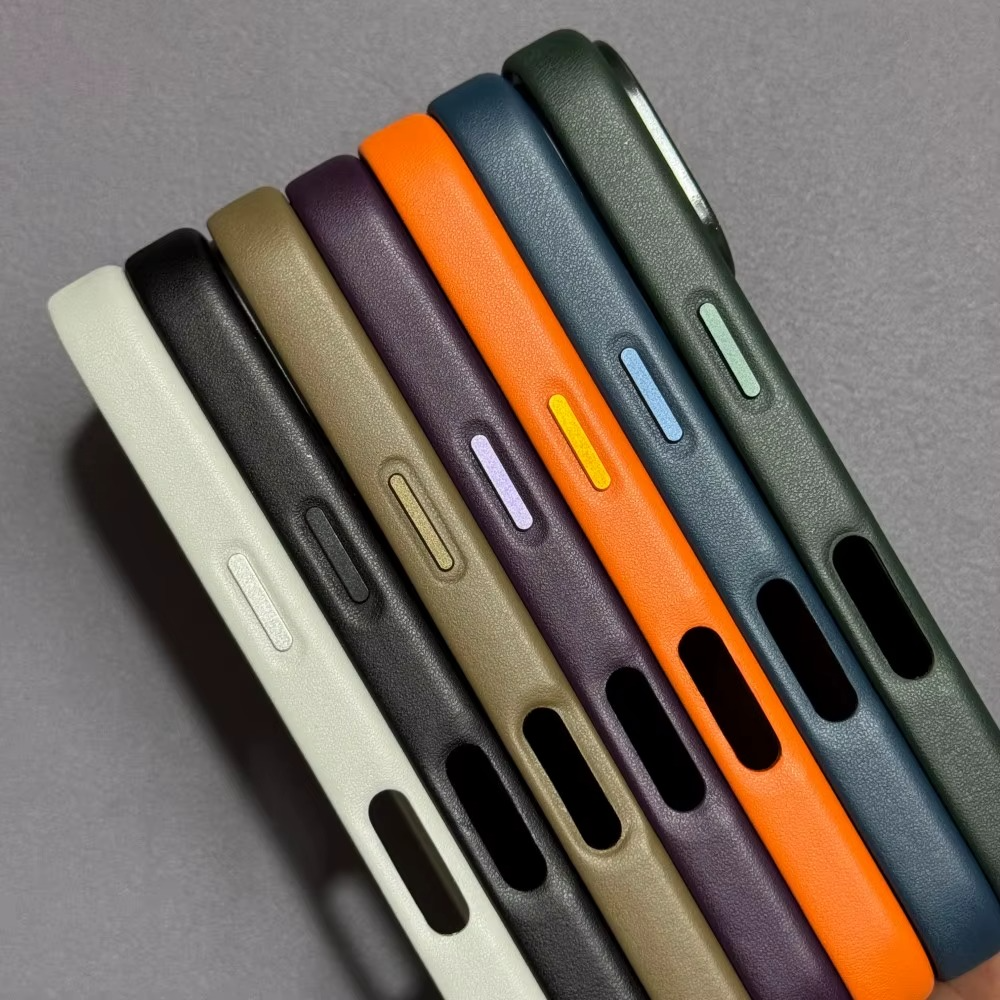 VintageSlide Leather Shock Proof Protective Phone Case For iPhone