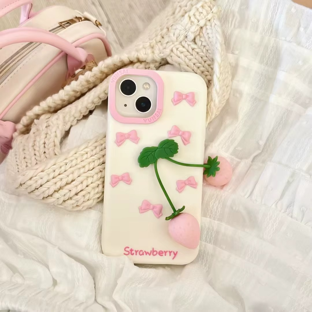 Peachy Strawberry Pop Phone Case