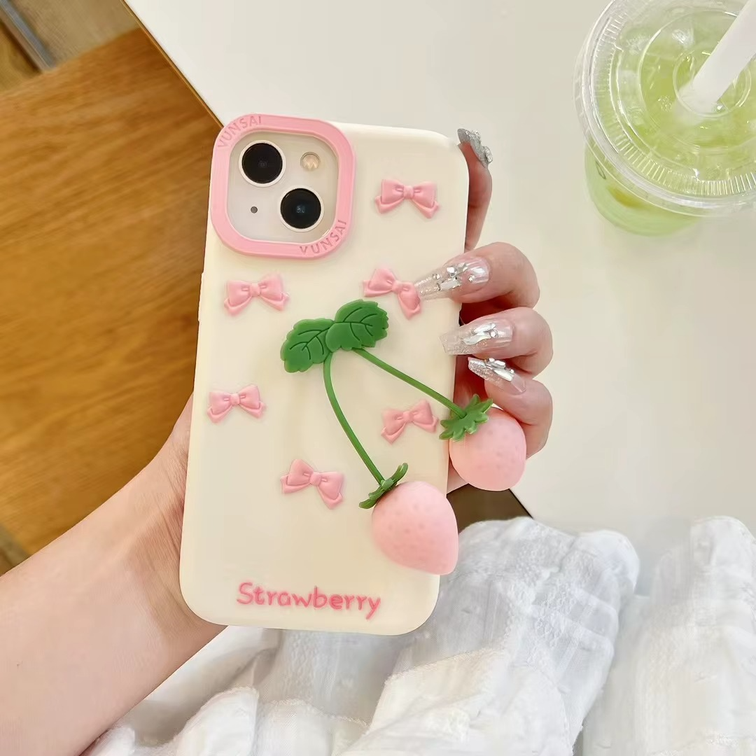 Peachy Strawberry Pop Phone Case