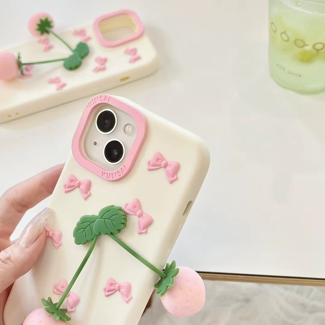 Peachy Strawberry Pop Phone Case