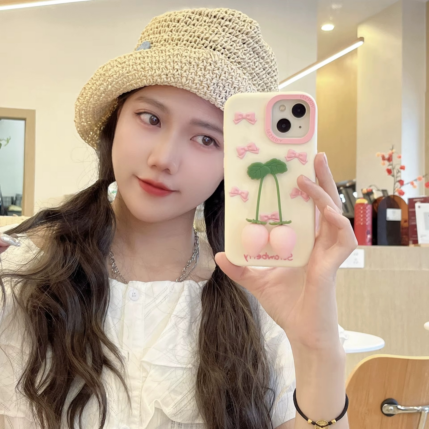 Peachy Strawberry Pop Phone Case