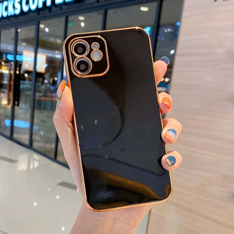 Elegant glossy Elite Camera Protection Phone Case For iPhone