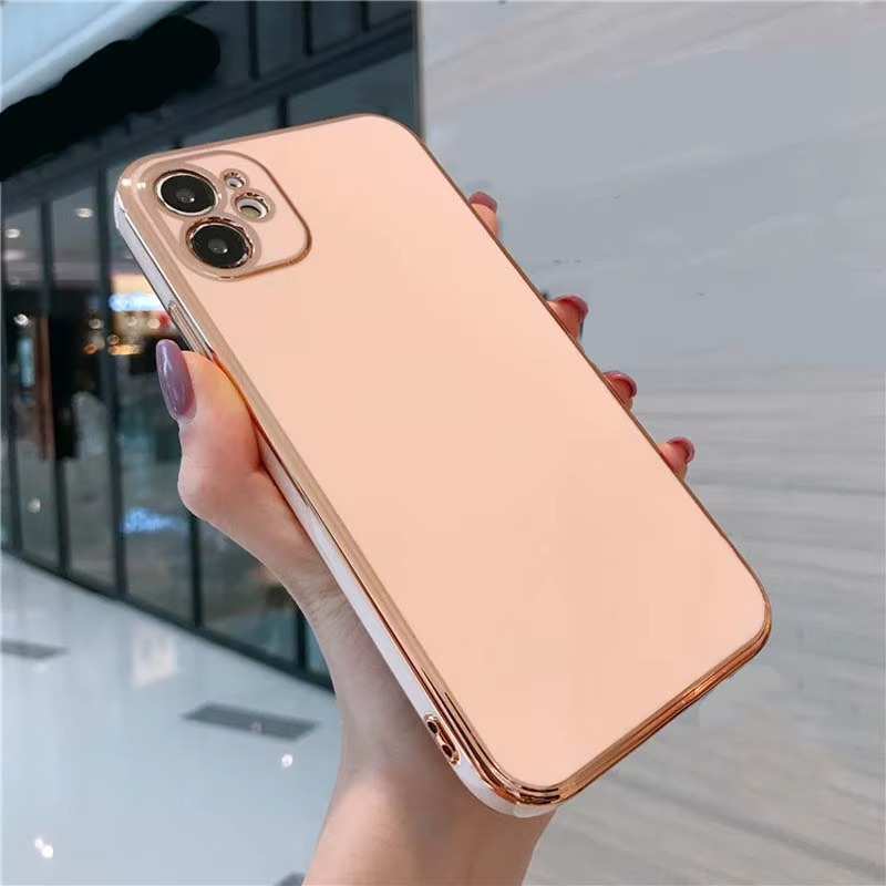 Elegant glossy Elite Camera Protection Phone Case For iPhone