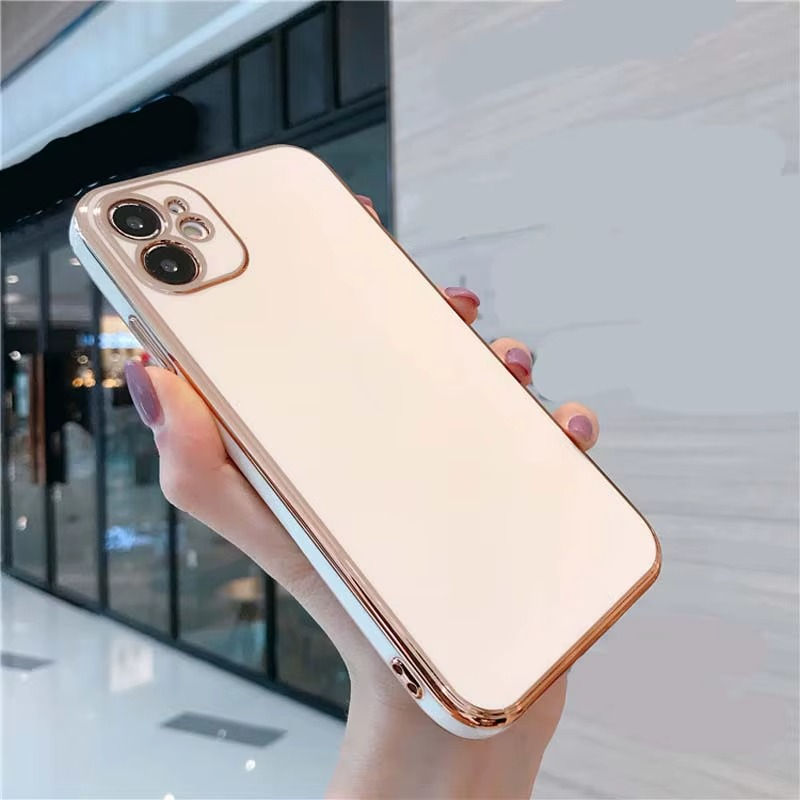 Elegant glossy Elite Camera Protection Phone Case For iPhone