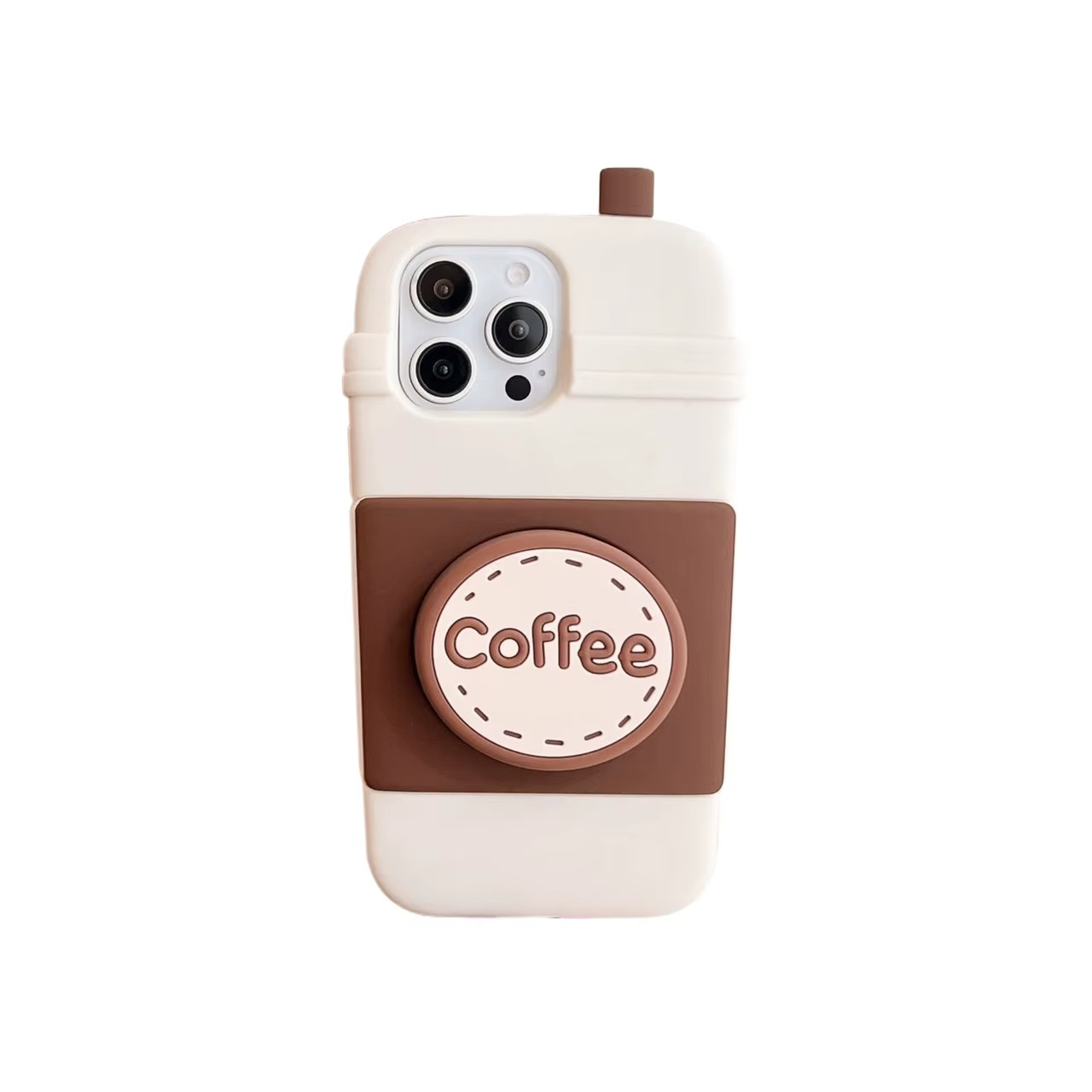 Mocha Mug 3D Silicone With Pop Stand Phone Case