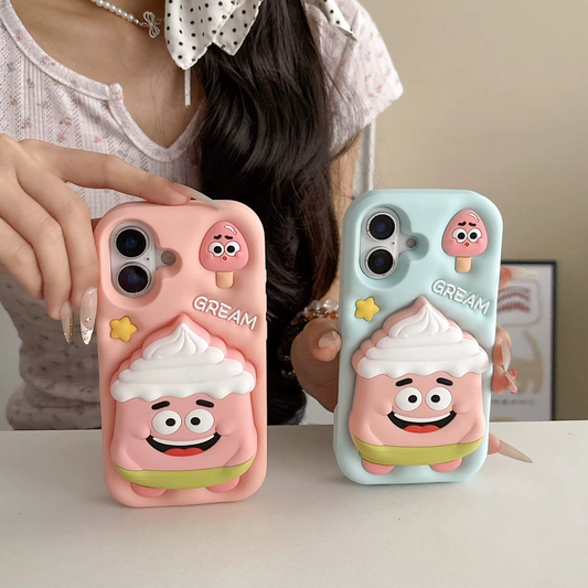Greamy Joy Silicone With Pop Stand Phone Case