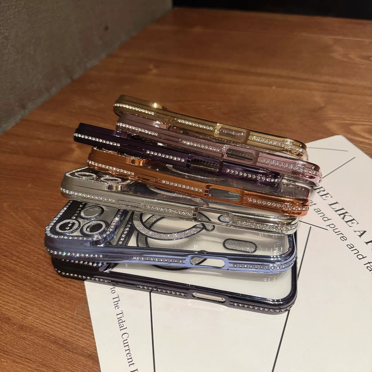 SoftGlow Diamond MagSafe Silicone For Phone Case