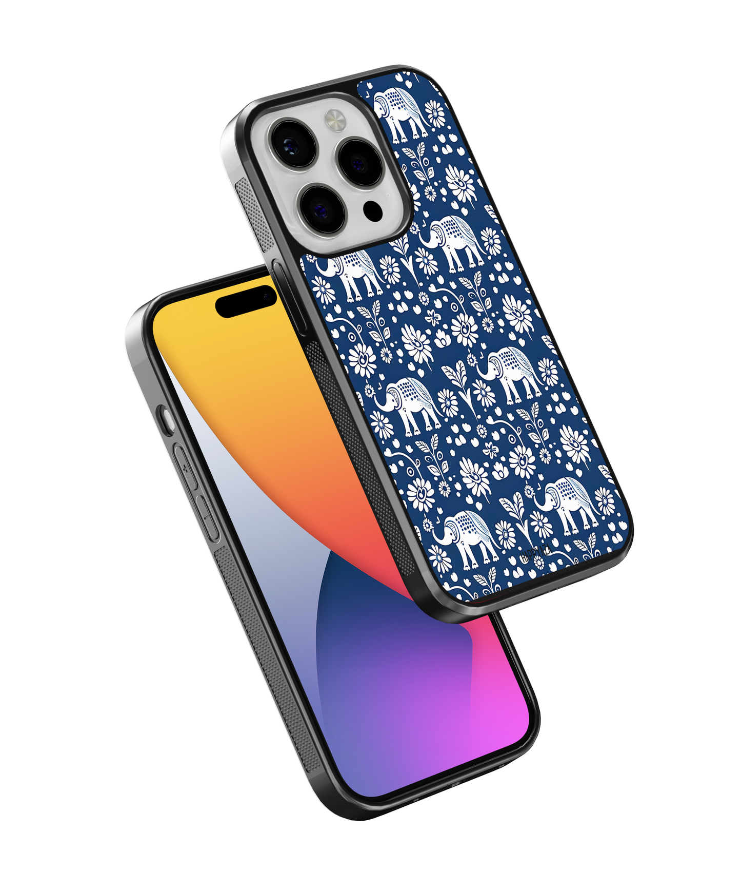 Elephant Elegance Designer Phone Case