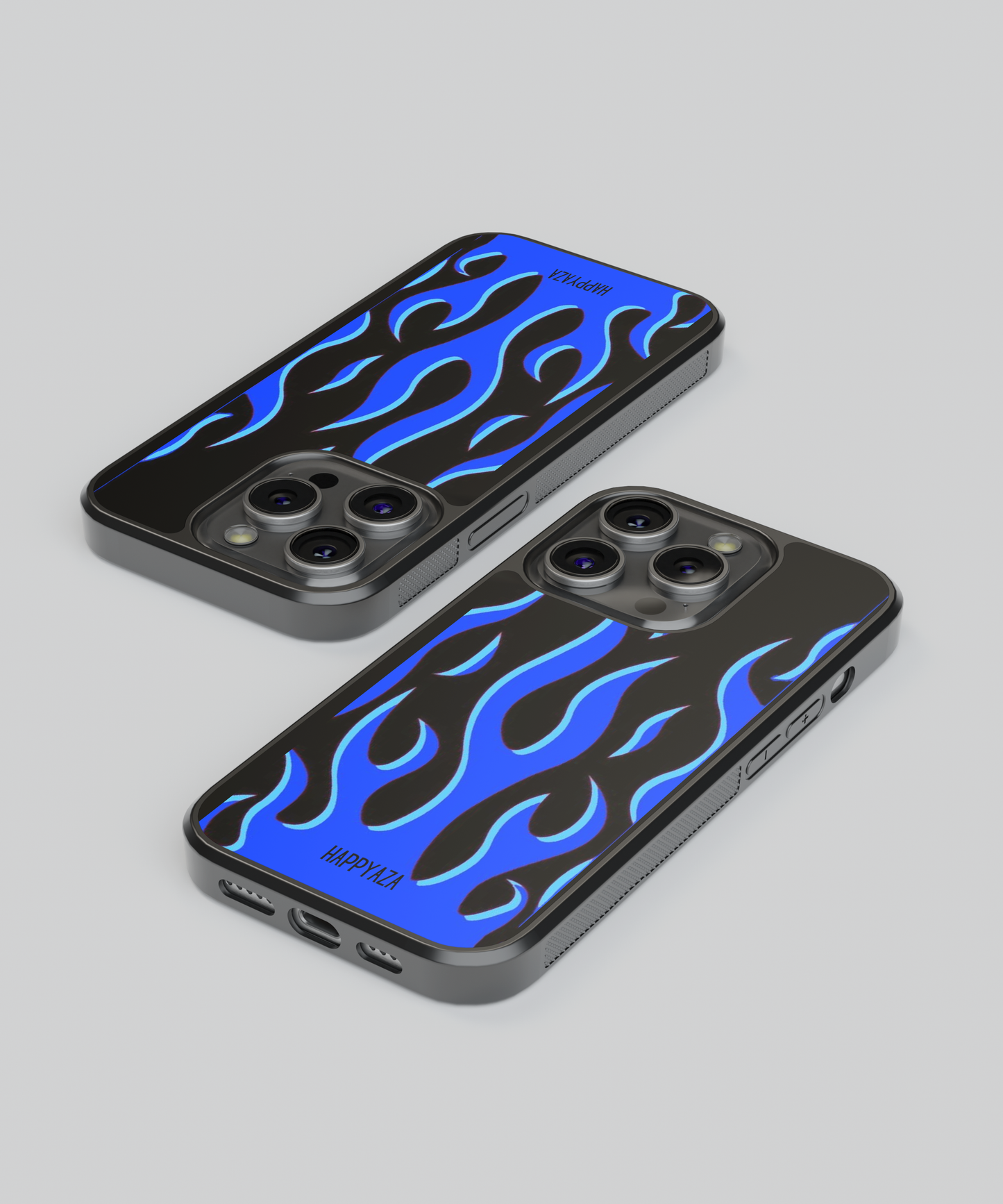 Blue Fire Flame Designer Phone Case
