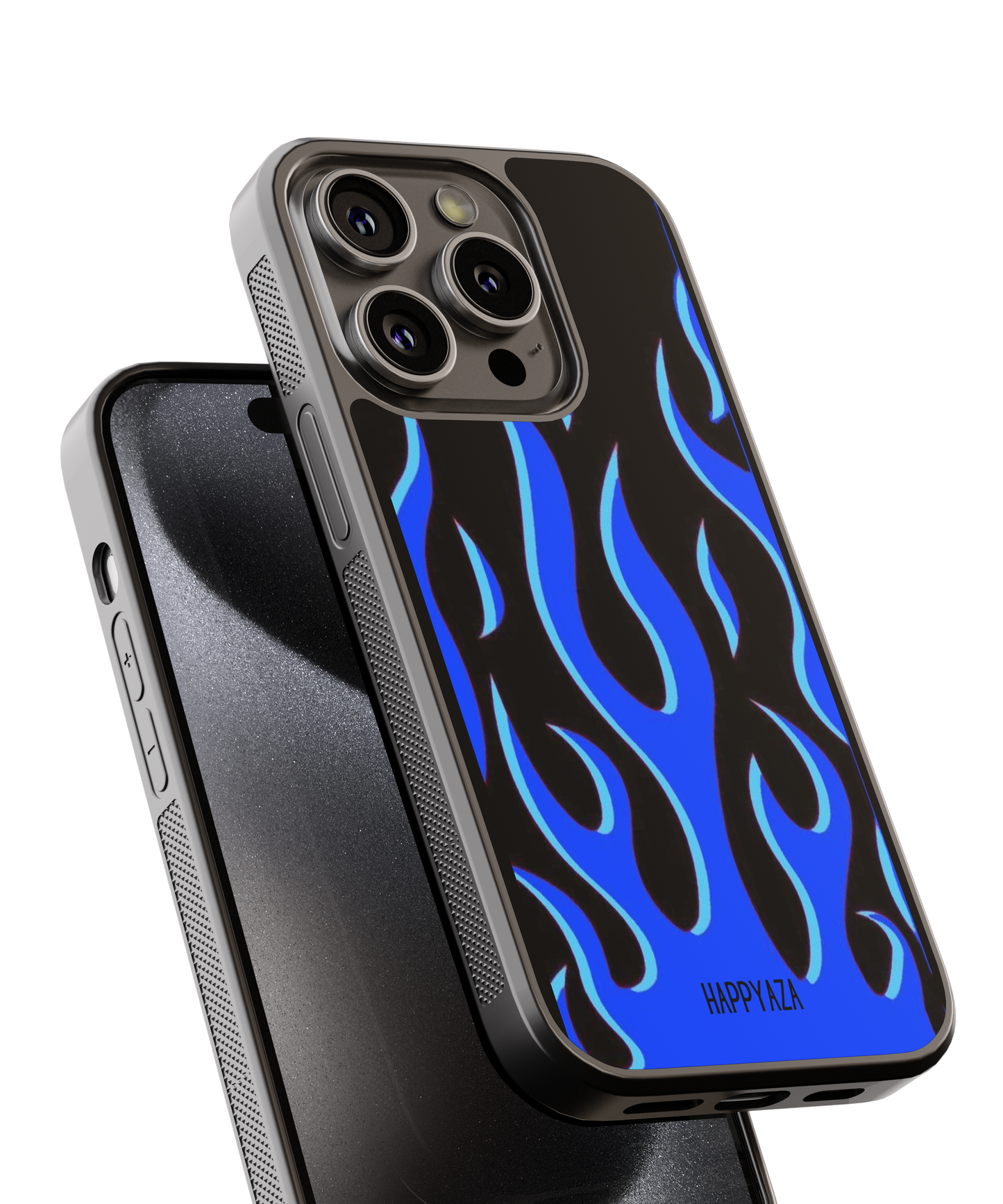 Blue Fire Flame Designer Phone Case