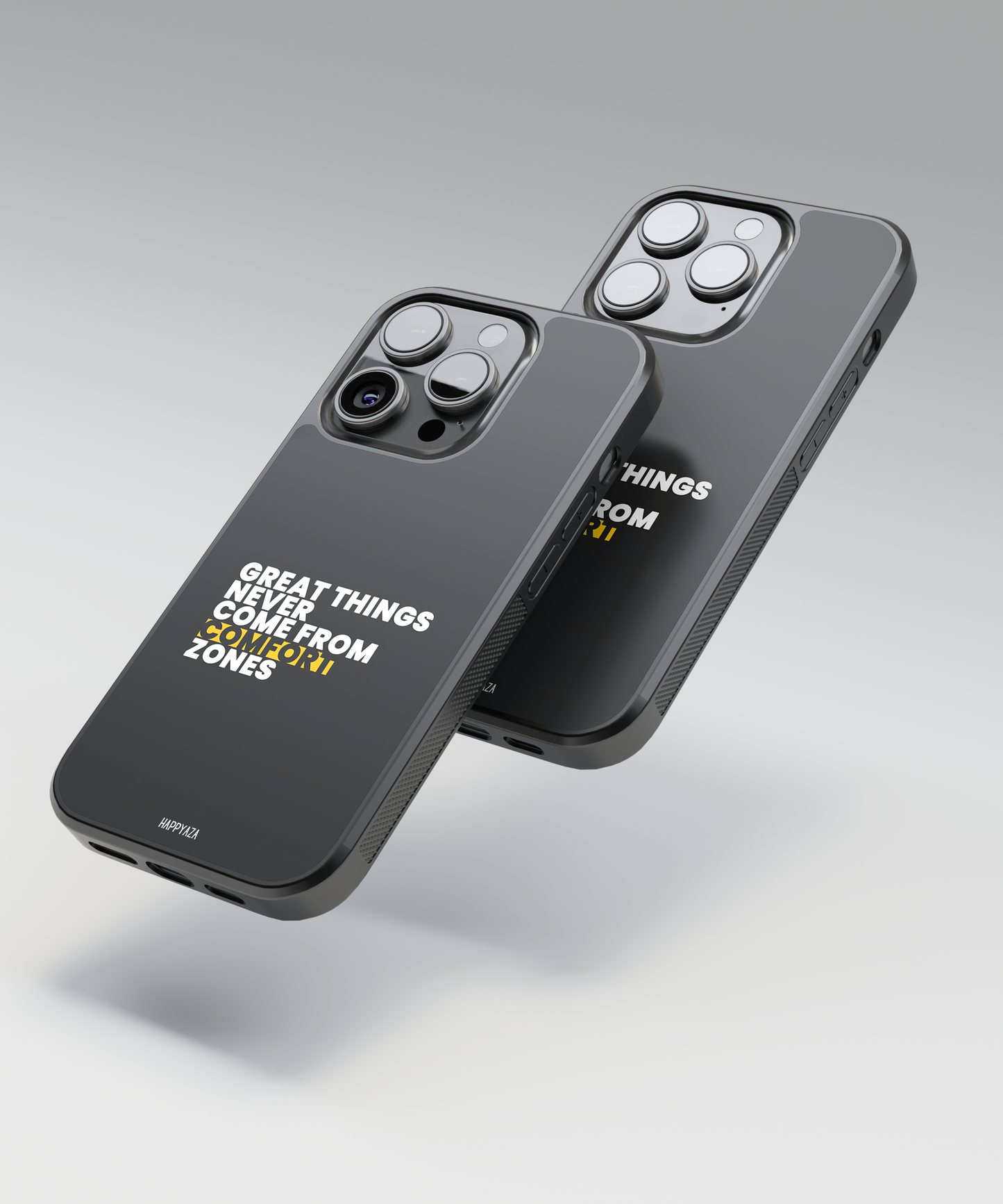 Great Things Never Come From Comfort  Zones Designer Phone Case
