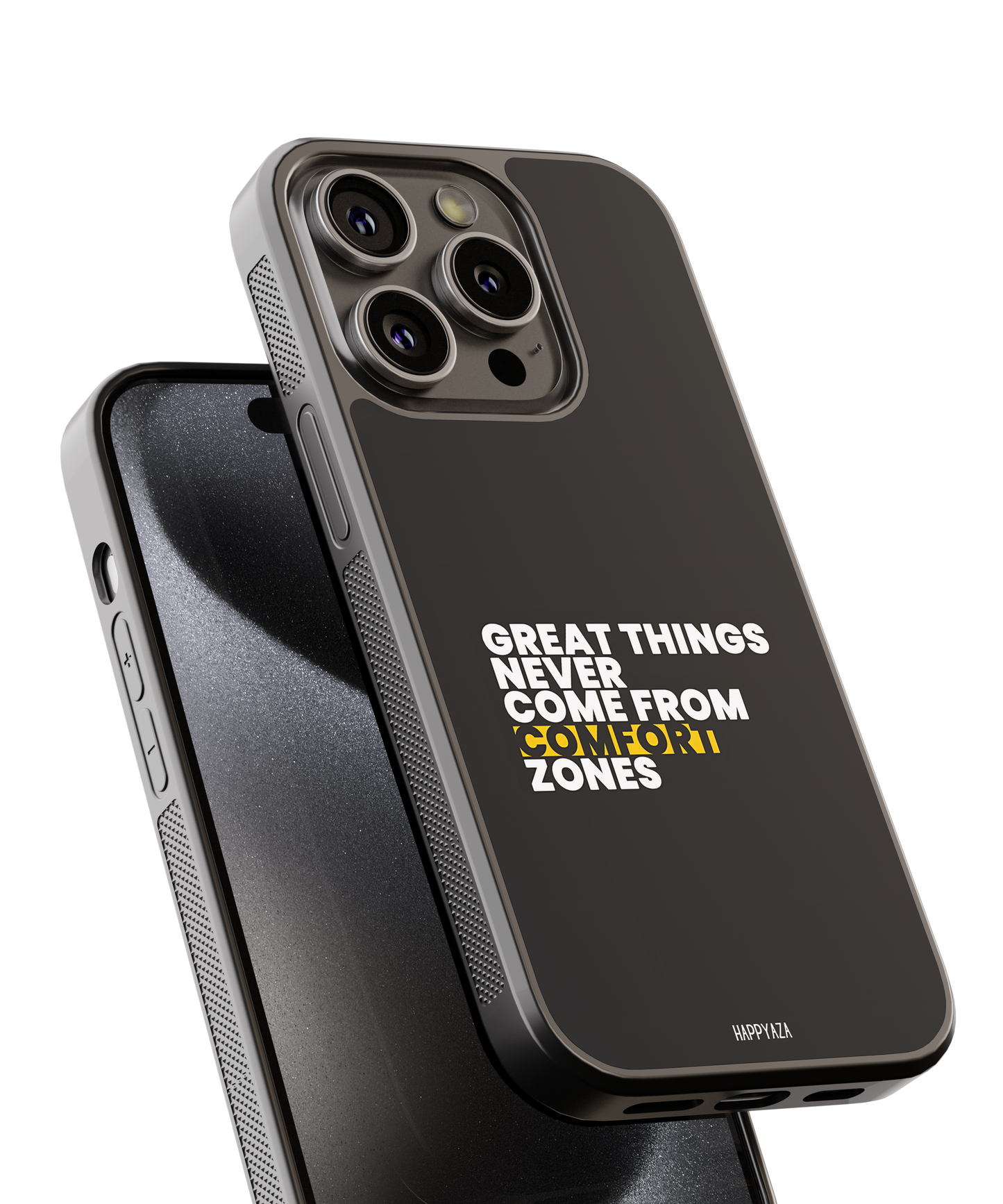 Great Things Never Come From Comfort  Zones Designer Phone Case