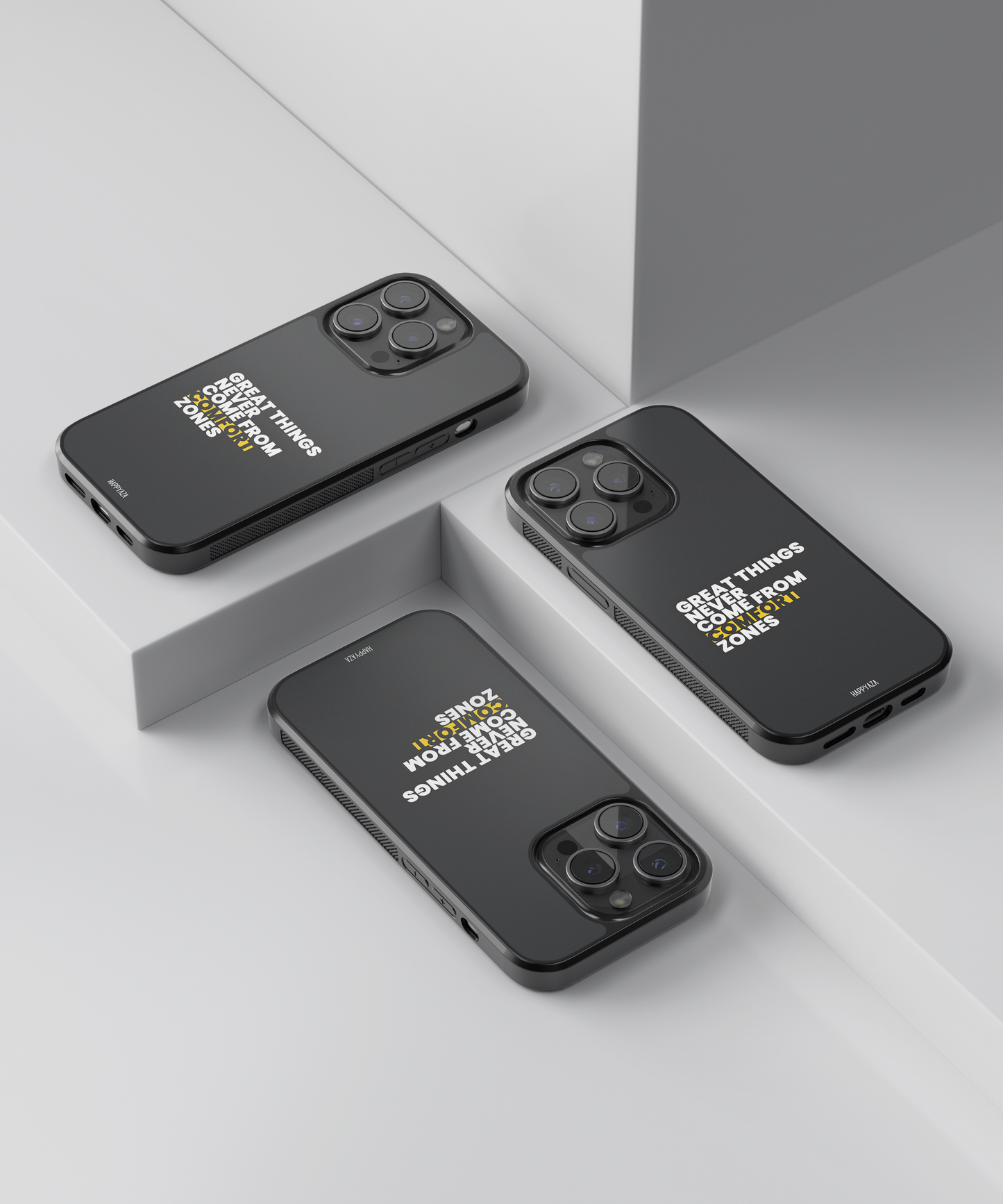 Great Things Never Come From Comfort  Zones Designer Phone Case