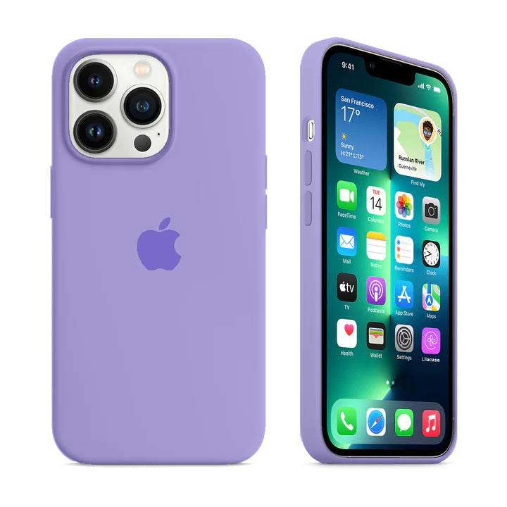 iPhone Original Liquid Silicone Phone Case (Purple)