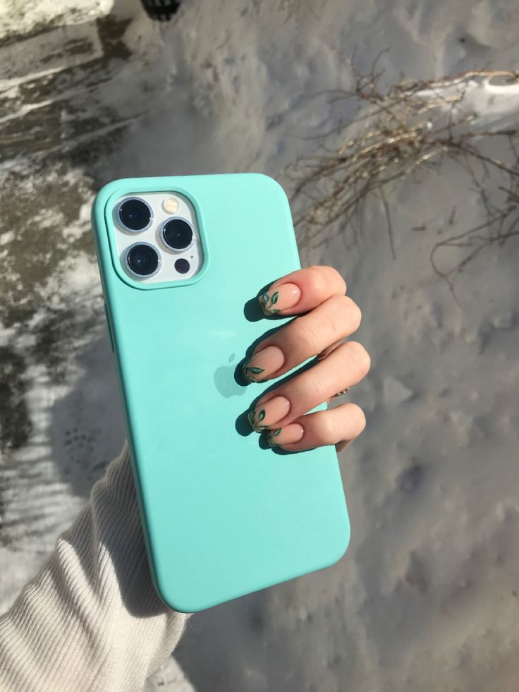 iPhone Original Liquid Silicone Phone Case (Turquoise Green)