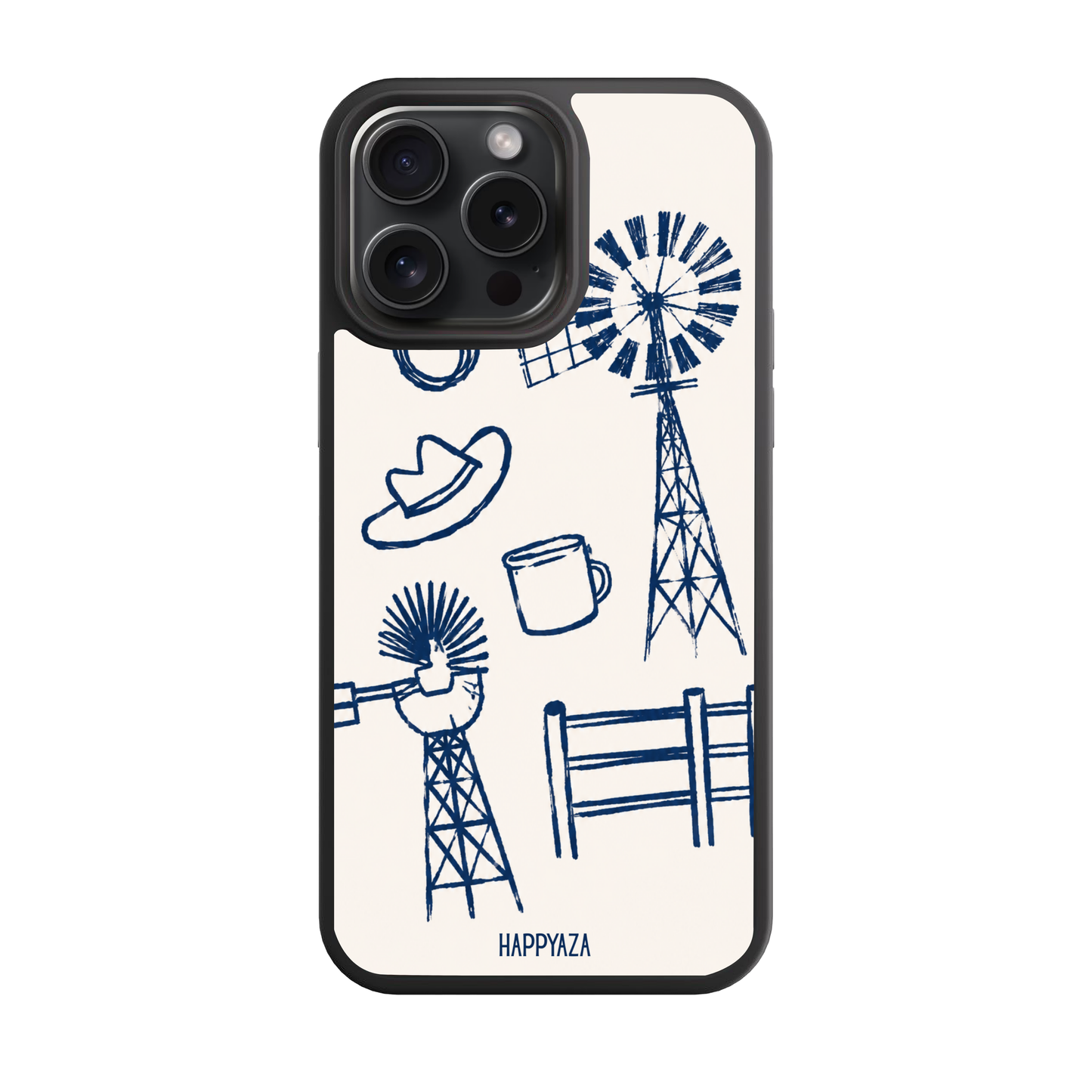 Countryside Doodles Designer Phone Case