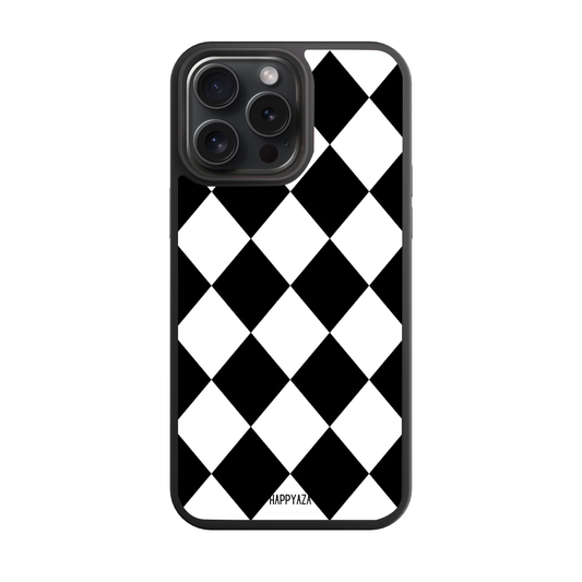 Checkered Diamond Pattern Designer Phone Case