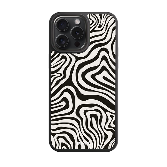 Intricate black and white abstract  Designer Phone Case