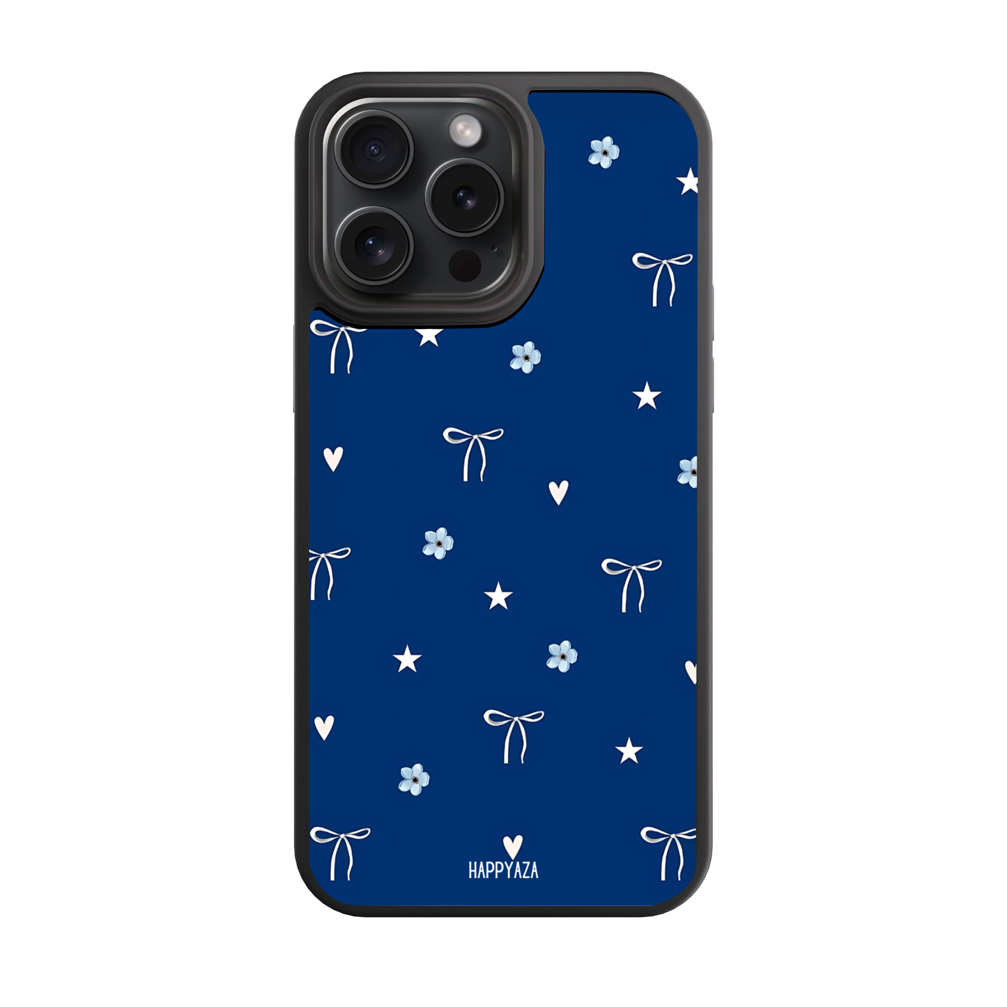 Midnight Bows Designer Phone Case