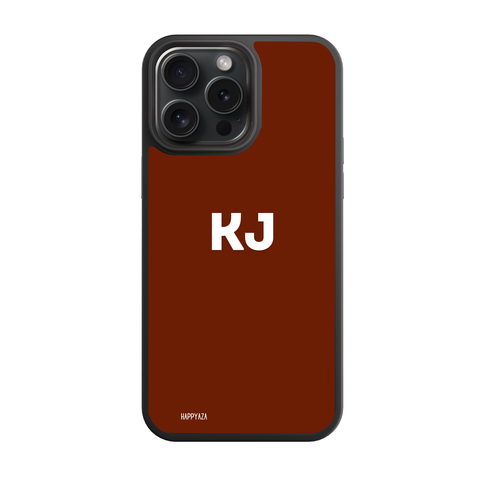 Red Iphone Personalised Phone Case With Initials Leather Phone