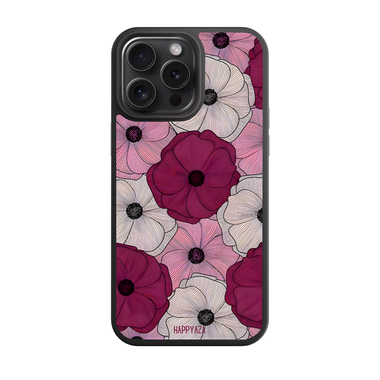 Vintage Floral Waves Designer Phone Case